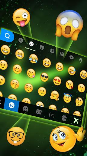Green Neon Check Theme - عکس برنامه موبایلی اندروید