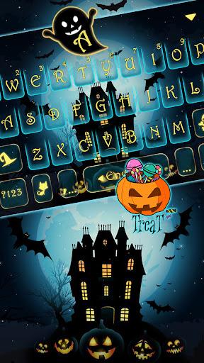 Halloween Ghost Keyboard Theme - Image screenshot of android app