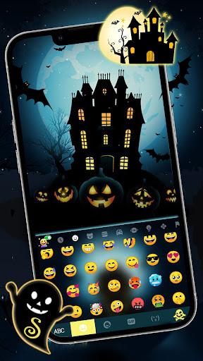 Halloween Ghost Keyboard Theme - عکس برنامه موبایلی اندروید