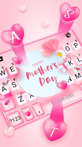 Happy Mothers Day Keyboard The - Image screenshot of android app
