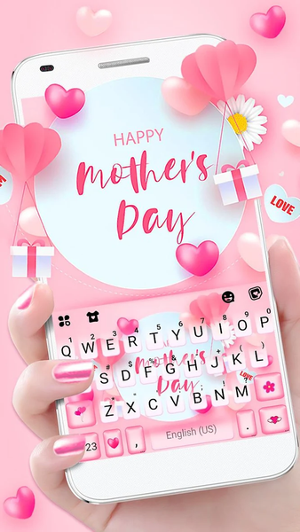 Happy Mothers Day Keyboard The - Image screenshot of android app