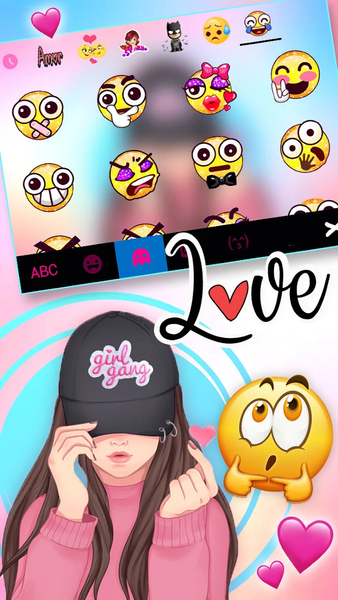 Heart Swag Girl Theme - عکس برنامه موبایلی اندروید