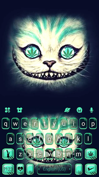 High Cat Smile Keyboard Theme - عکس برنامه موبایلی اندروید