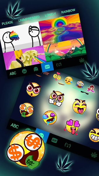 High Cat Smile Keyboard Theme - عکس برنامه موبایلی اندروید