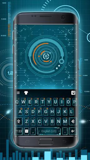 Hologram 4d Keyboard Theme - Image screenshot of android app