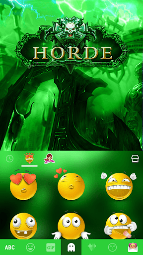 Horde Keyboard Theme - Image screenshot of android app