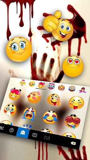 Horror Bloody Hands Keyboard T - Image screenshot of android app