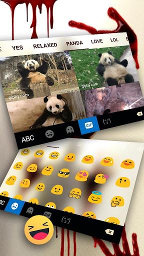 Horror Bloody Hands Keyboard T - Image screenshot of android app