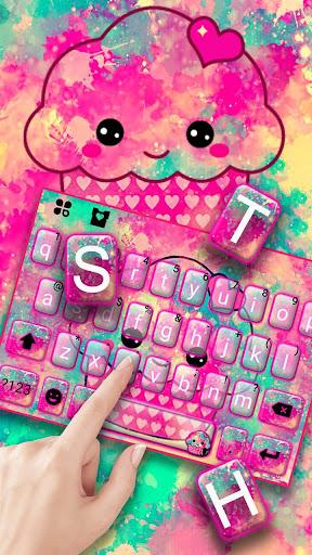 Tasty Cupcake Keyboard Theme - Image screenshot of android app