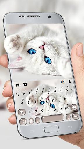 Innocent Cute Cat Theme - Image screenshot of android app