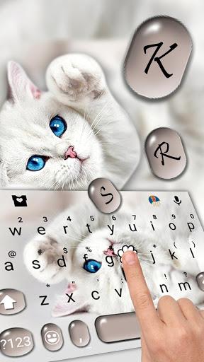 Innocent Cute Cat Theme - Image screenshot of android app