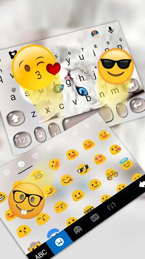 Innocent Cute Cat Theme - عکس برنامه موبایلی اندروید