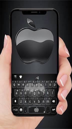 Jet Black Phone10 Theme - Image screenshot of android app