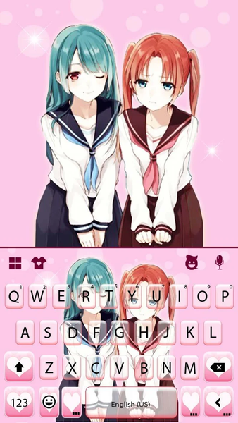 Jk Sailor Uniform Bbf Keyboard Theme - Image screenshot of android app