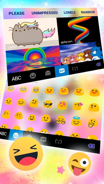 Kawaii Ice Cream Keyboard Theme - عکس برنامه موبایلی اندروید