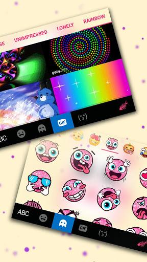 Kawaii Kitty Cute Cat Keyboard Theme - Image screenshot of android app
