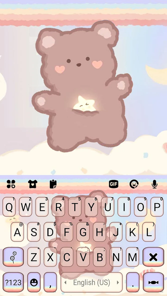 Kawaii Teddy Theme - عکس برنامه موبایلی اندروید