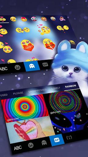 Kitty Hat Keyboard Theme - عکس برنامه موبایلی اندروید