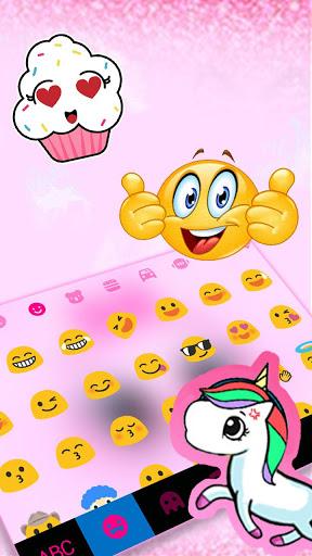 Kitty Smile Keyboard Theme - Image screenshot of android app