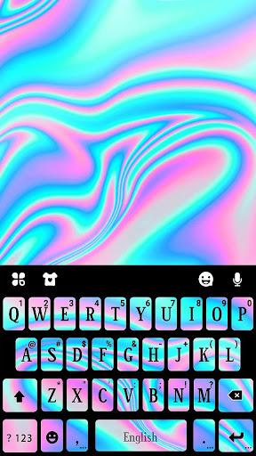 Laser Black Bright Keyboard Th - Image screenshot of android app