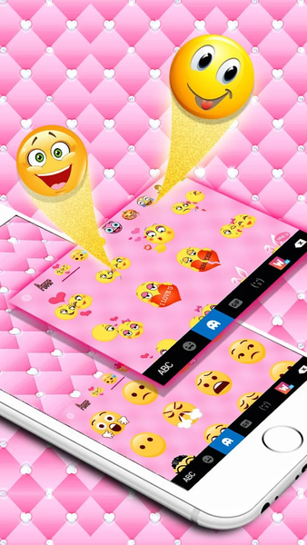 Leather Pink Bow Theme - عکس برنامه موبایلی اندروید