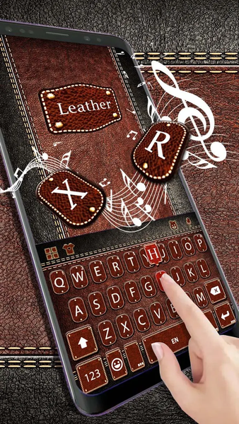 Leather Style Theme - Image screenshot of android app