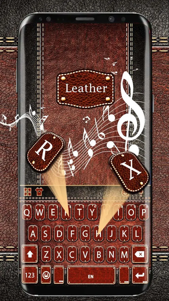 Leather Style Theme - Image screenshot of android app