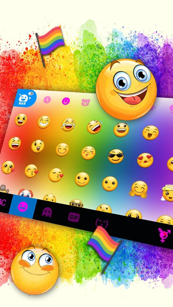 LGBTQ Pride Keyboard Theme - Image screenshot of android app