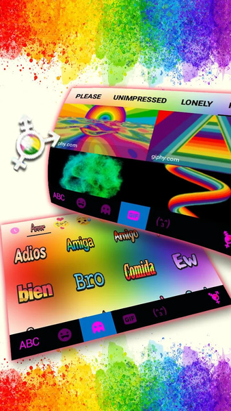 LGBTQ Pride Keyboard Theme - Image screenshot of android app