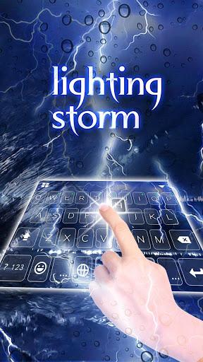 Lightingstorm Keyboard Theme - Image screenshot of android app