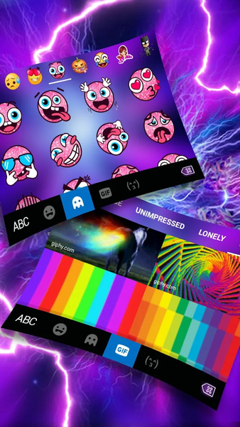 Lightning Flash Keyboard Theme - عکس برنامه موبایلی اندروید