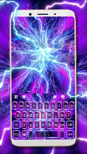 Lightning Flash Keyboard Theme - Image screenshot of android app