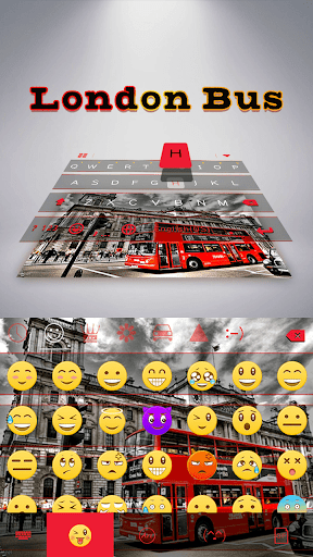 London Bus 🚌 Keyboard Theme - Image screenshot of android app