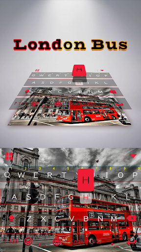 London Bus 🚌 Keyboard Theme - عکس برنامه موبایلی اندروید