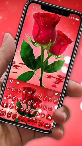 Love Red Rose Theme - Image screenshot of android app