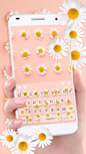 Lovely Daisy Keyboard Theme - عکس برنامه موبایلی اندروید