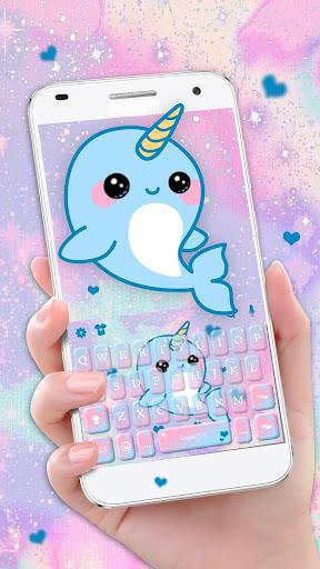 Lovely Unicorn Whale Theme - Image screenshot of android app