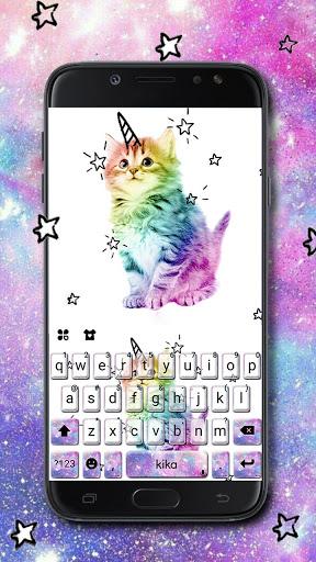 Colorful Cat Keyboard Theme - عکس برنامه موبایلی اندروید