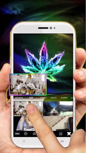 Luminous Smoke Weed Keyboard T - عکس برنامه موبایلی اندروید