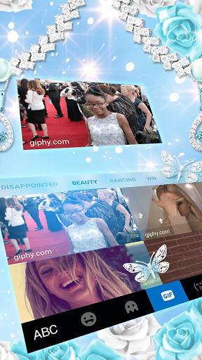 Lux Butterfly Tower diamond Keyboard - Lux Theme - Image screenshot of android app