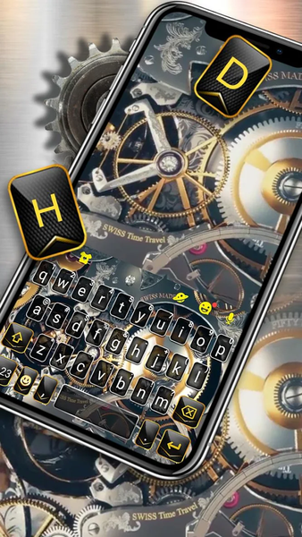 Luxury Mechanical Keyboard Theme - Image screenshot of android app