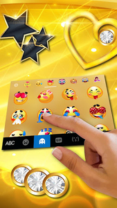 Luxury Gold Keyboard Theme - عکس برنامه موبایلی اندروید