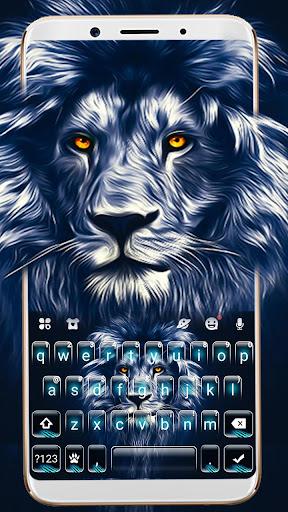 Majestic Lion Keyboard Theme - Image screenshot of android app