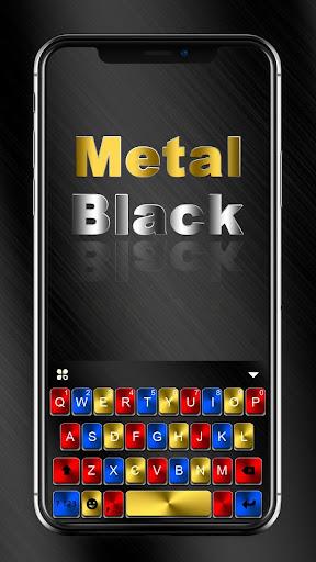 Metal Black Color Theme - Image screenshot of android app