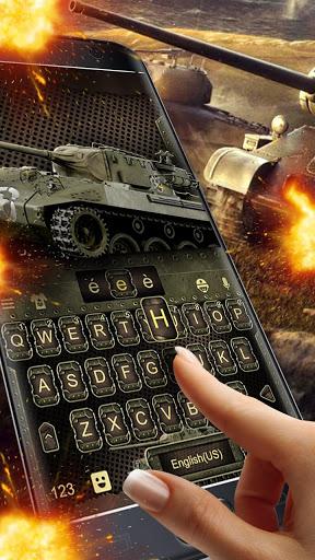 Military Tanks Keyboard Theme - عکس برنامه موبایلی اندروید