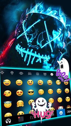Neon Fire Purge man Theme - عکس برنامه موبایلی اندروید