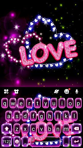 Neon Love Theme - Image screenshot of android app