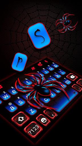 Neon Spider Hero Theme - Image screenshot of android app