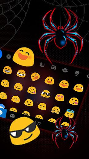 Neon Spider Hero Theme - Image screenshot of android app