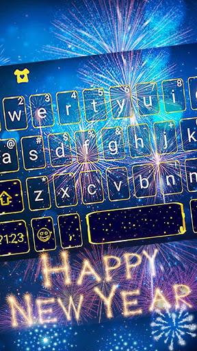 New Year Firework ۲۰۲۰ Keyboard Theme - عکس برنامه موبایلی اندروید